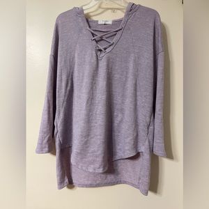 Super Comfy Front Lace Hoodie